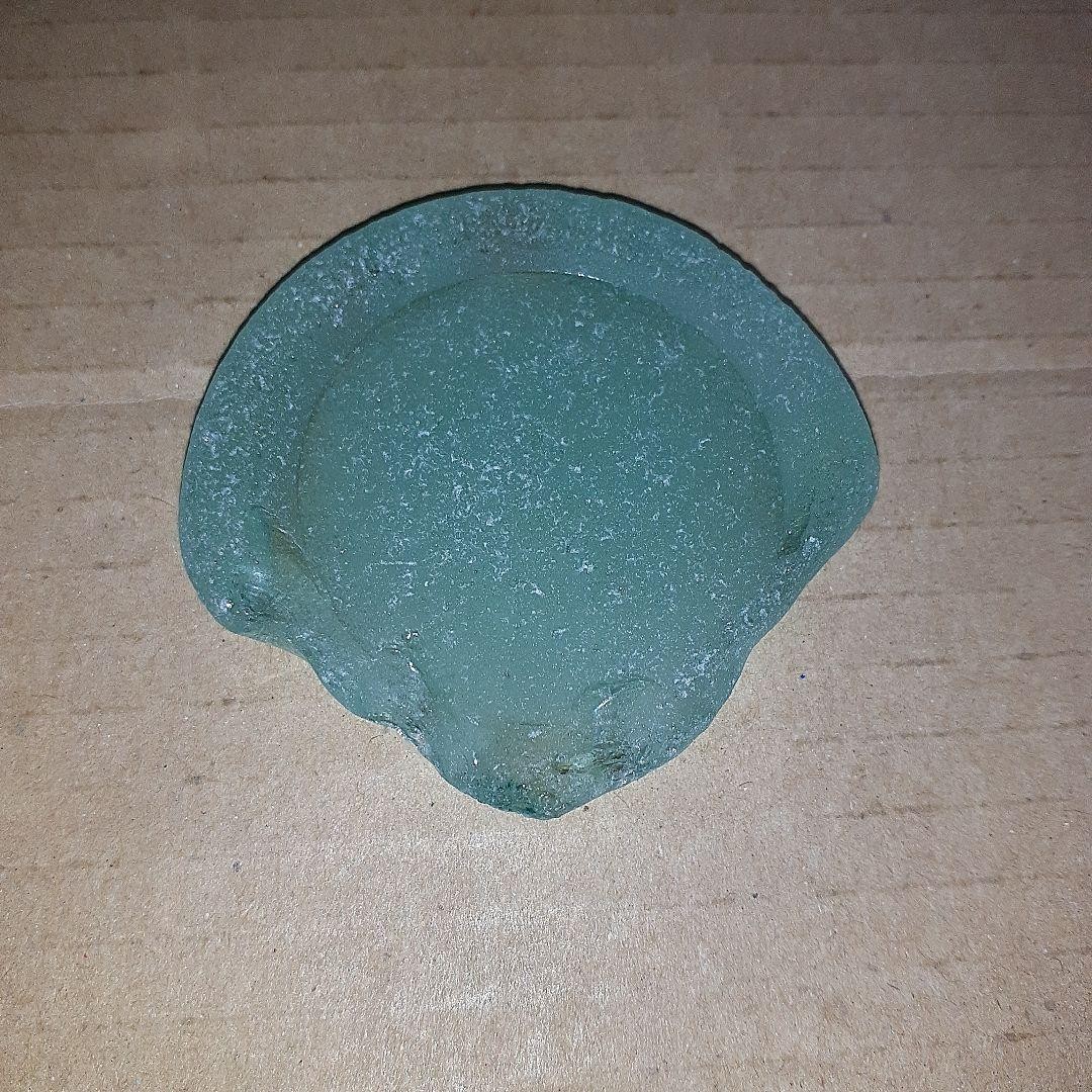 Green Sea Glass (Frosted Finish) Genuine  Surf-Tumbled From Japan 