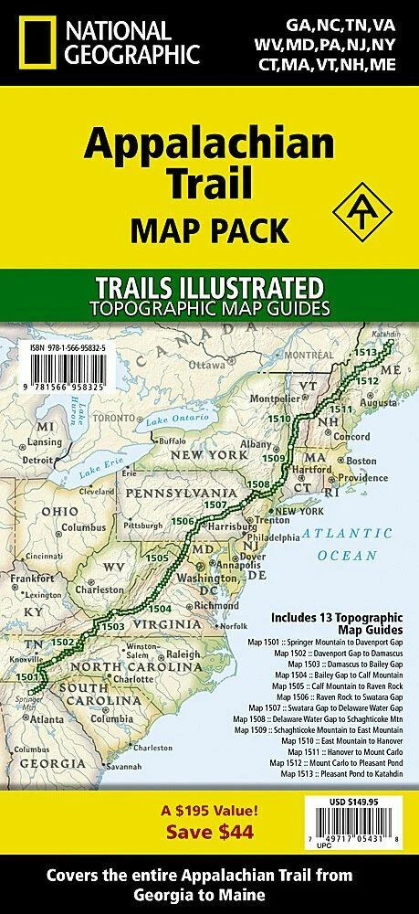 Appalachian Trail Complete Set (Maine to Georgia)