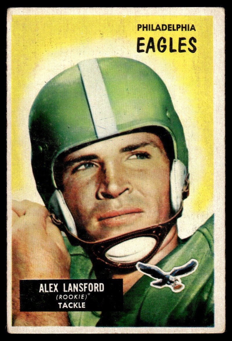 1955 Bowman Buck Lansford Rookie Philadelphia Eagles #126