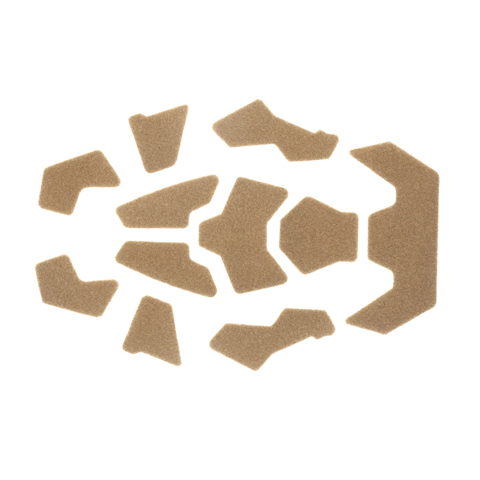 Brown Upgrade Tactical Helmet Magic Sticky Sticker Kits For All Fast Helmets e