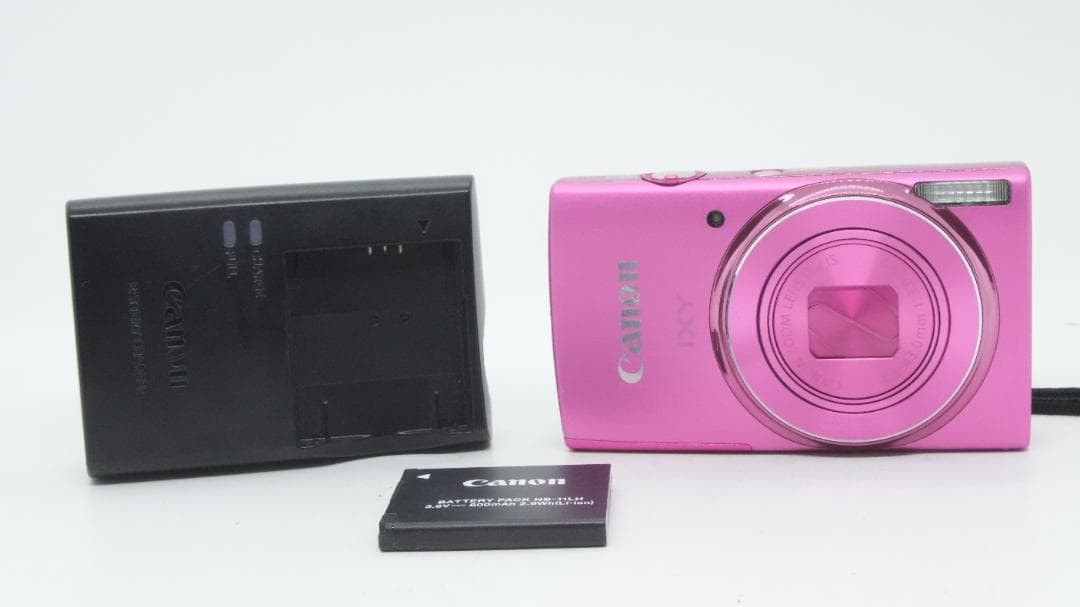 Canon IXY 140 Pink Compact Digital Camera Tested with Charger Included