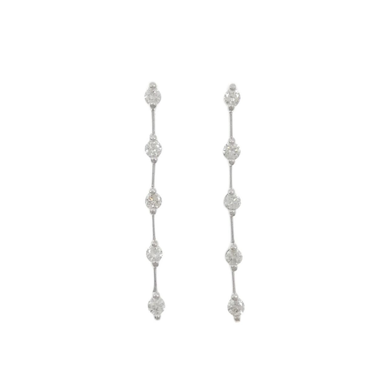 Authentic K14WG Diamond Pierce 1.0CT #260-008-033-1407