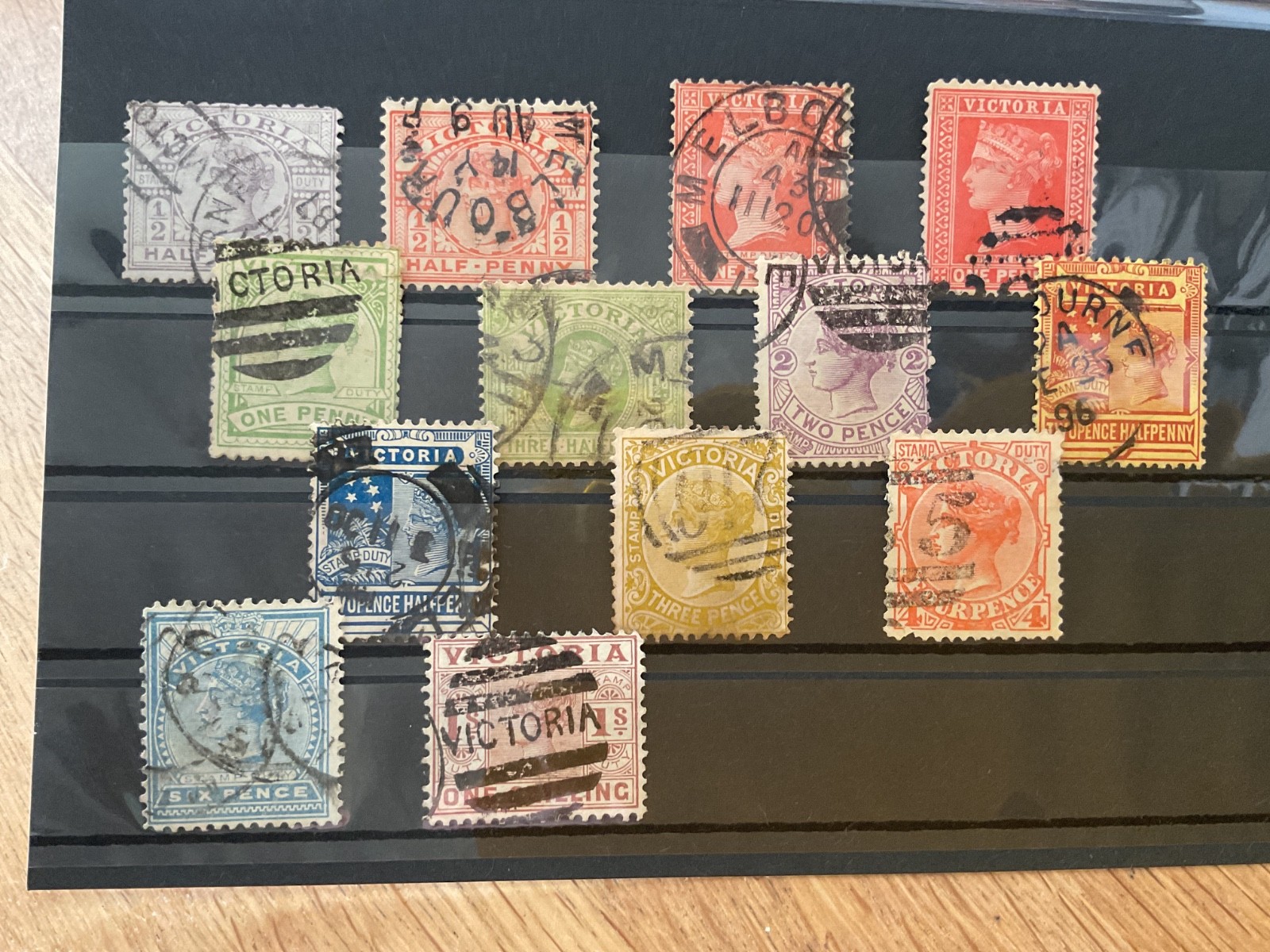 Australia Victoria 1885 - 1900   used stamps   B3546