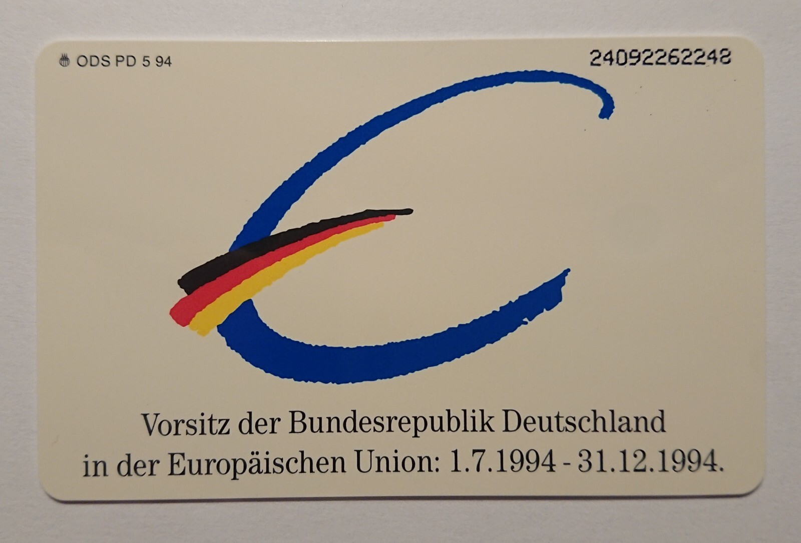 Phone Card Telefonwertkarte Trading Card European Union Europe Germany