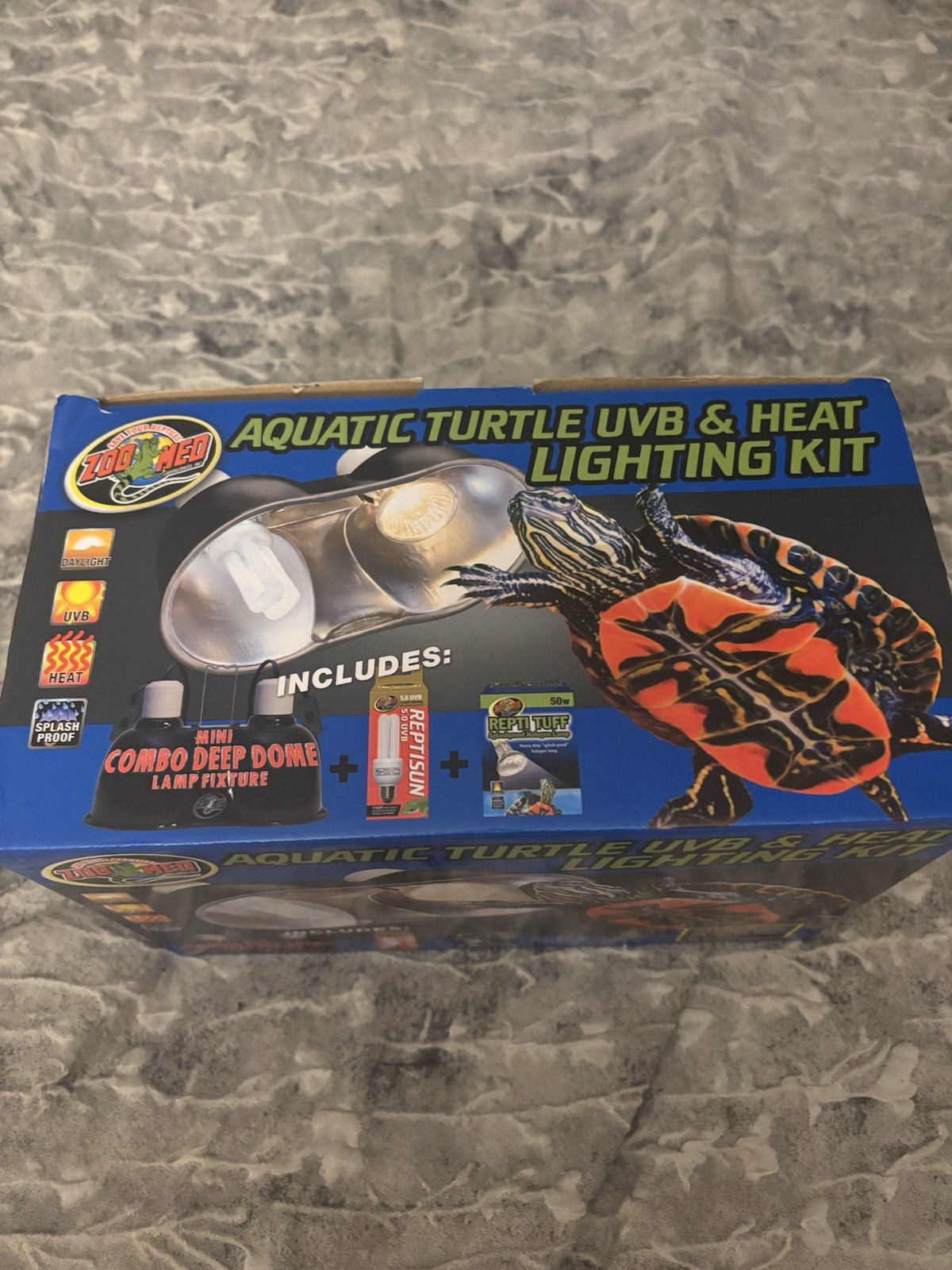 Energy-Efficient UVB Halogen Light for Reptiles - Turtle Heat Lamp Kit - 1 Count