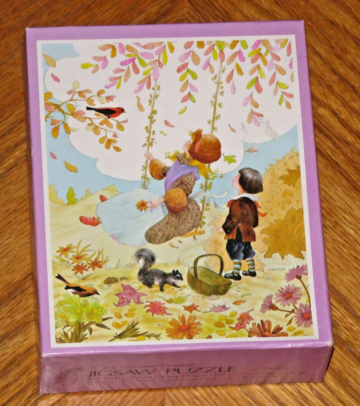 Vintage 1976 Fireside Jigsaw Puzzle ... Joe Giordano Art ... Swing ... Sealed