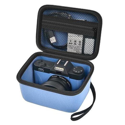 Vlogging Camera Case Compatible with Duluvulu/for TEBNGIHN/for M Blue
