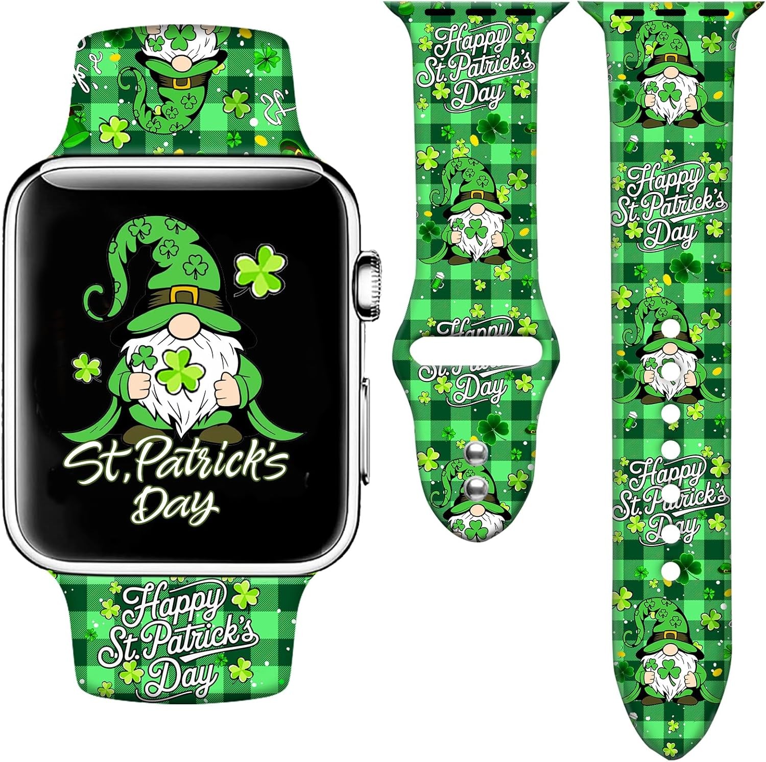 Soft Silicone Strap Compatible with Apple Watch Series 8 44mm Waterproof