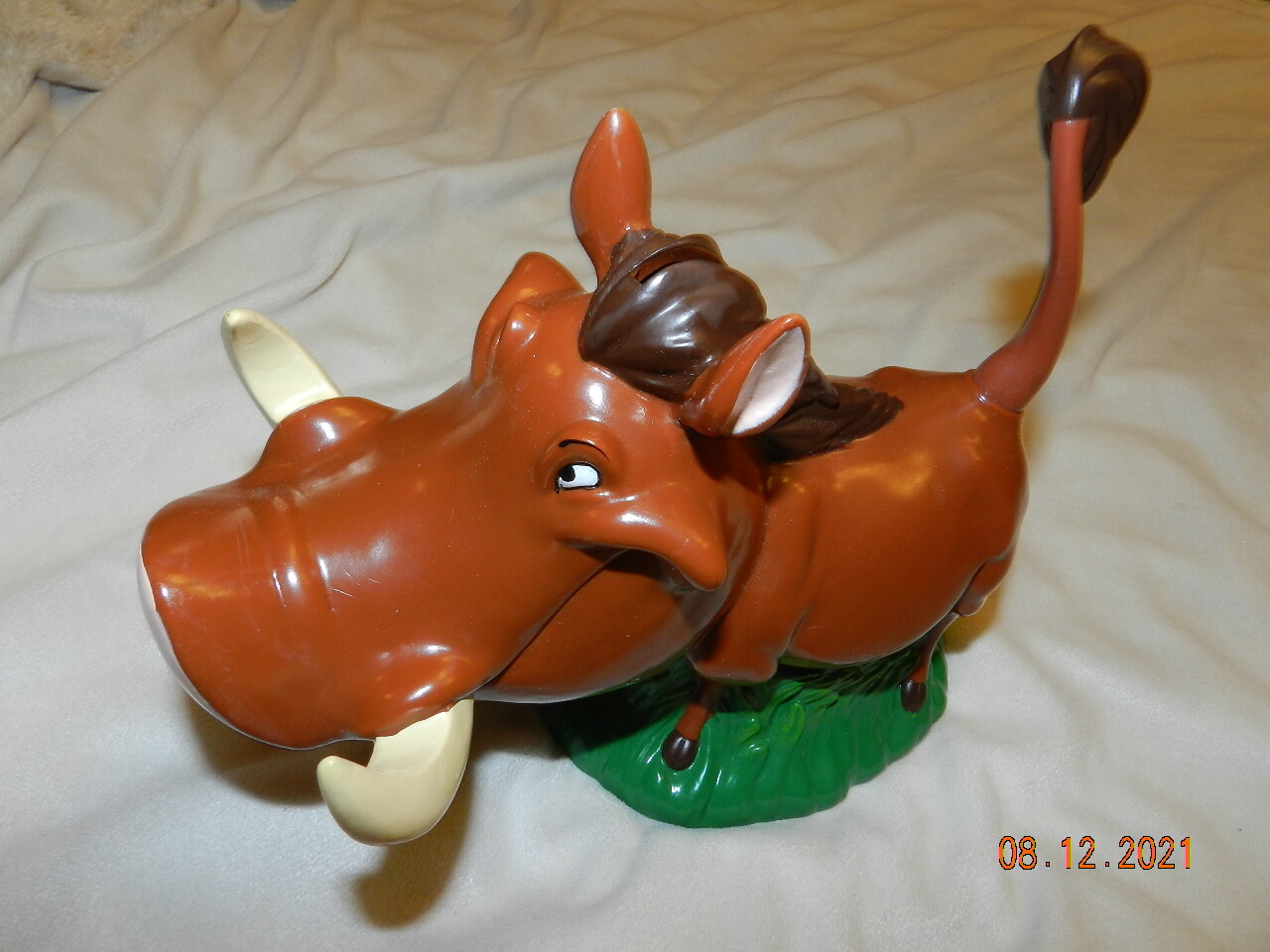 Vintage Timon & Pumba Piggy Bank Lion King Disney Meet Your Savings Goals