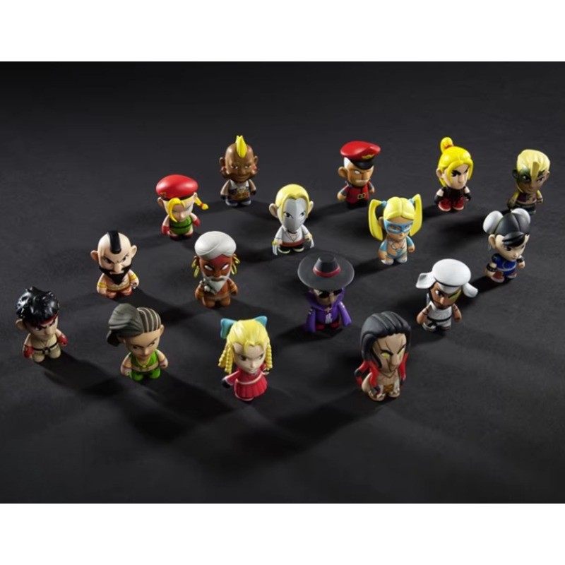 1PCS Random Kidrobot Street Fighter Series 2.7" Blind Box Figure Collectible