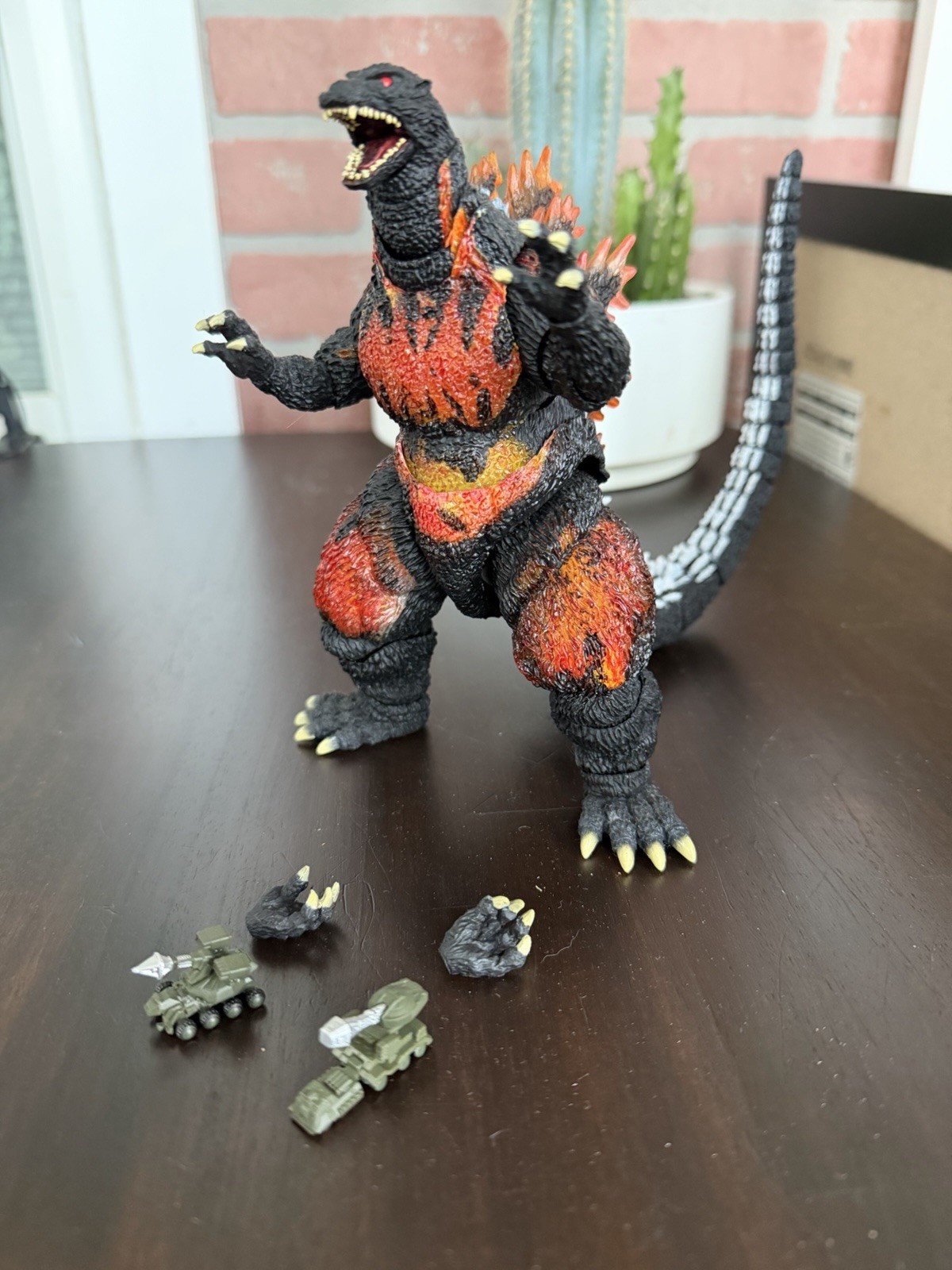 SH Monsterarts Godzilla Vs Destoroyah Burning Godzilla 1995 READ DESCRIPTION 