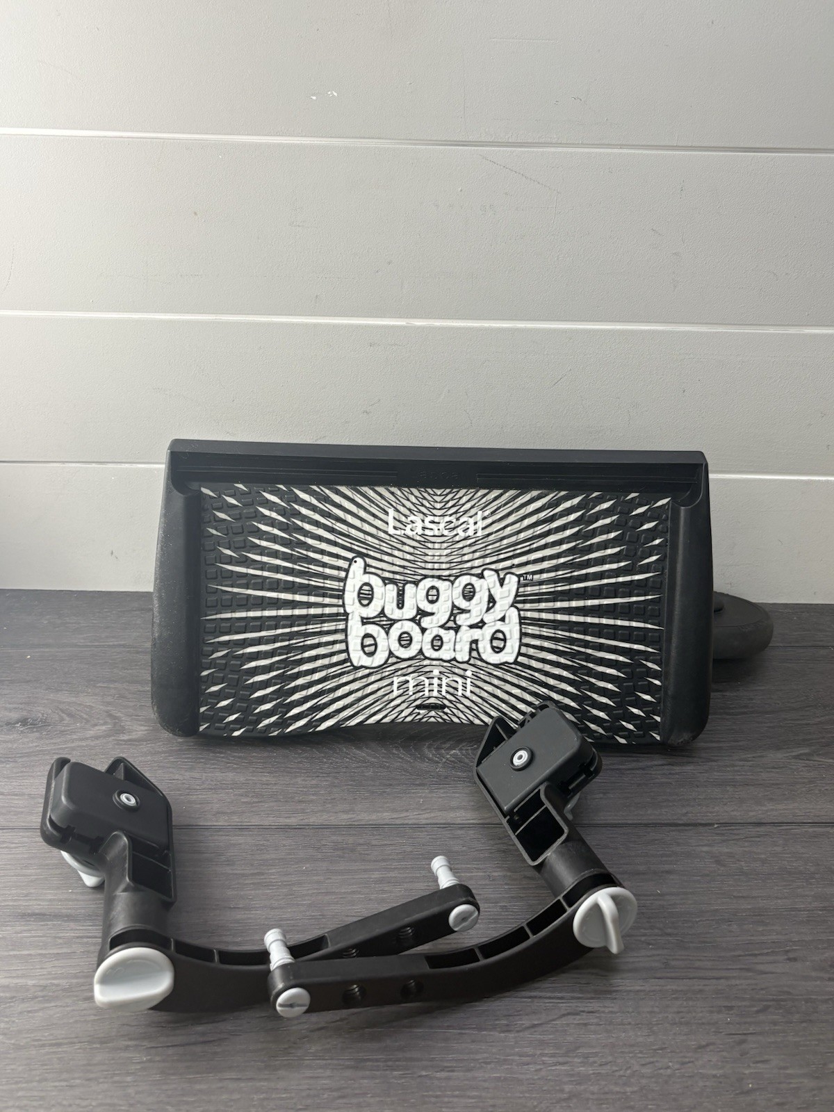 Lascal Buggy Board Mini Black/white Universal Ride-On Stroller Board