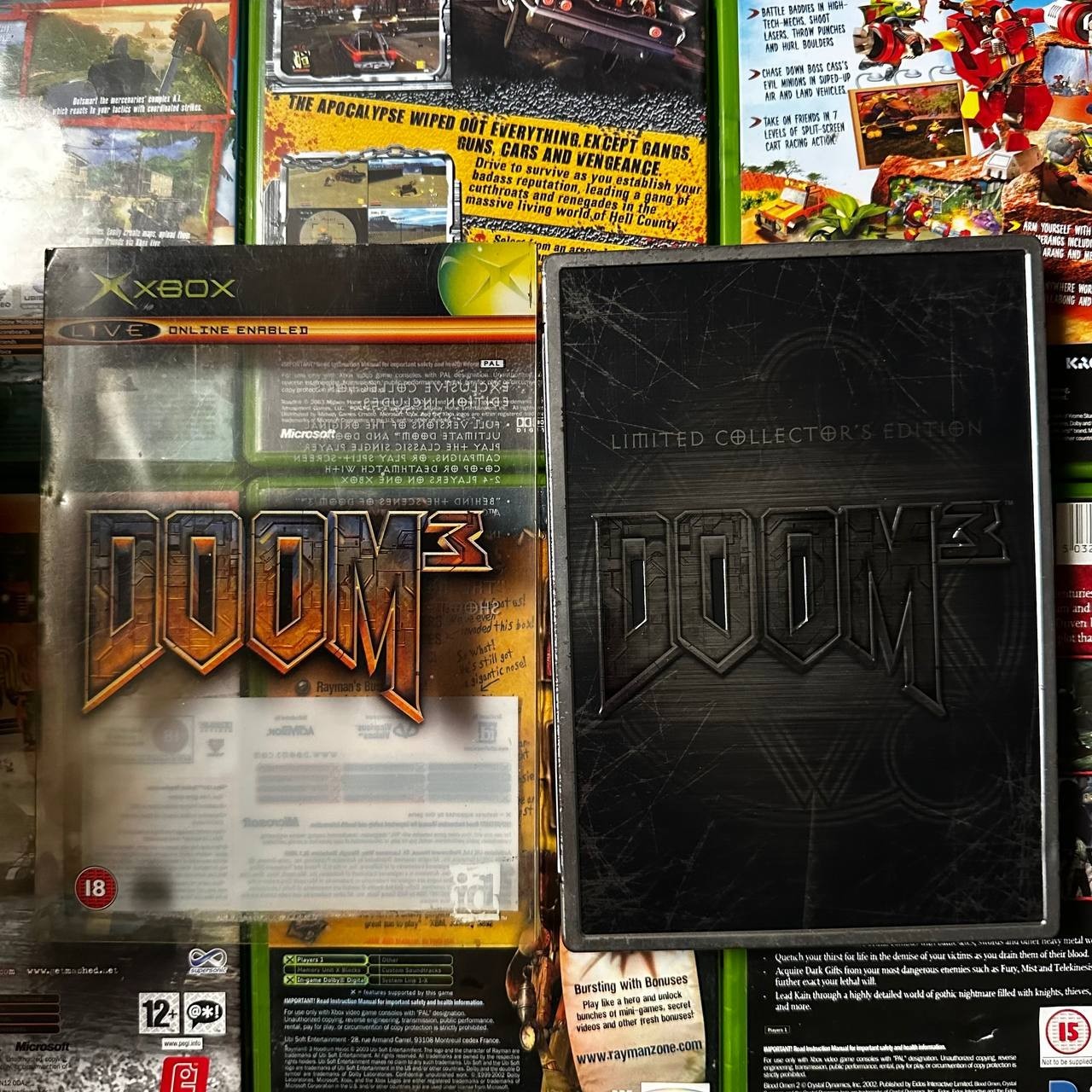Doom 3 Limited Collectors Edition Steelbook Xbox Classic Origin