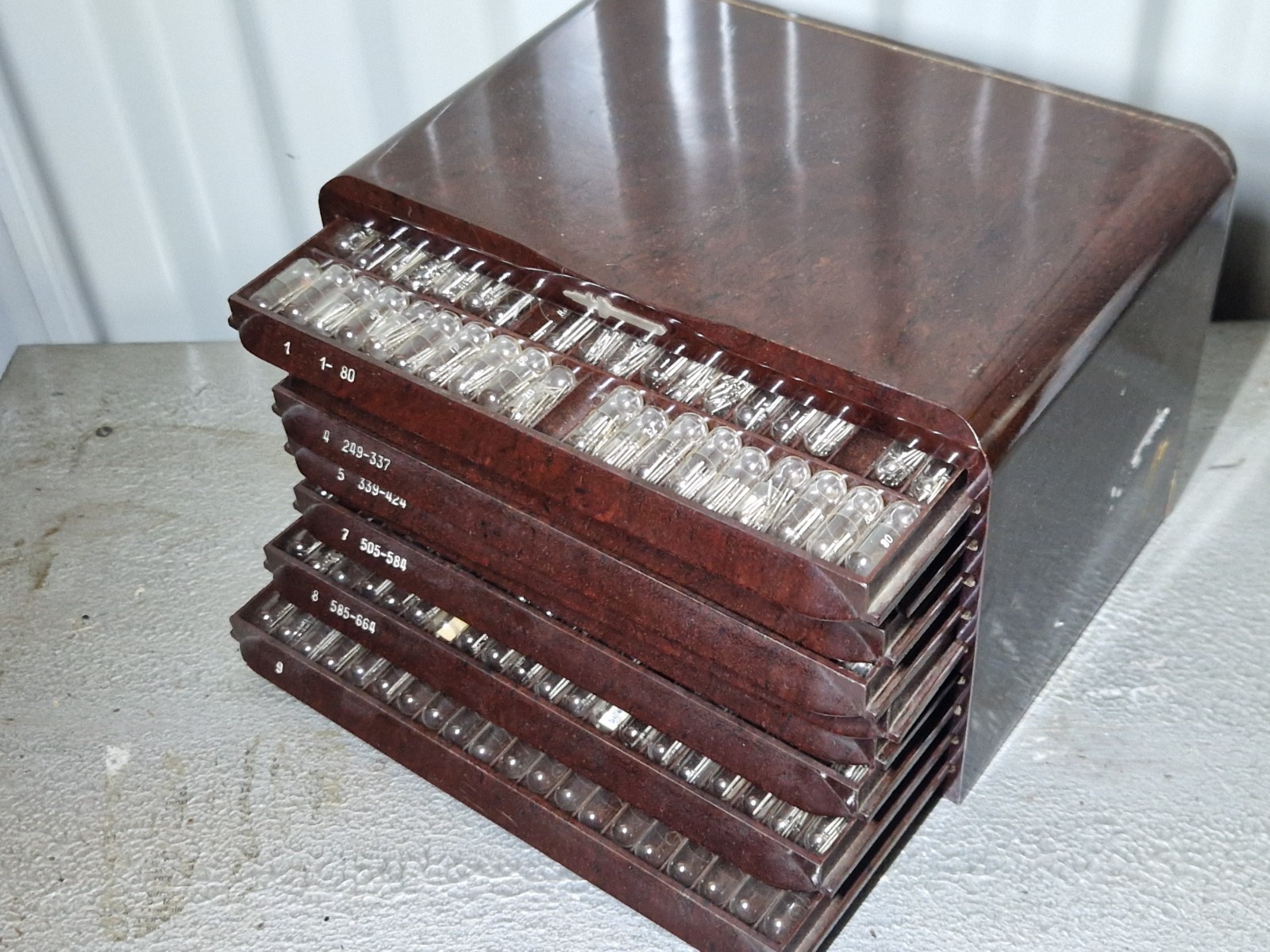 watchmakers stem Large amount parts Ronda N1 box assortment 1 - 664