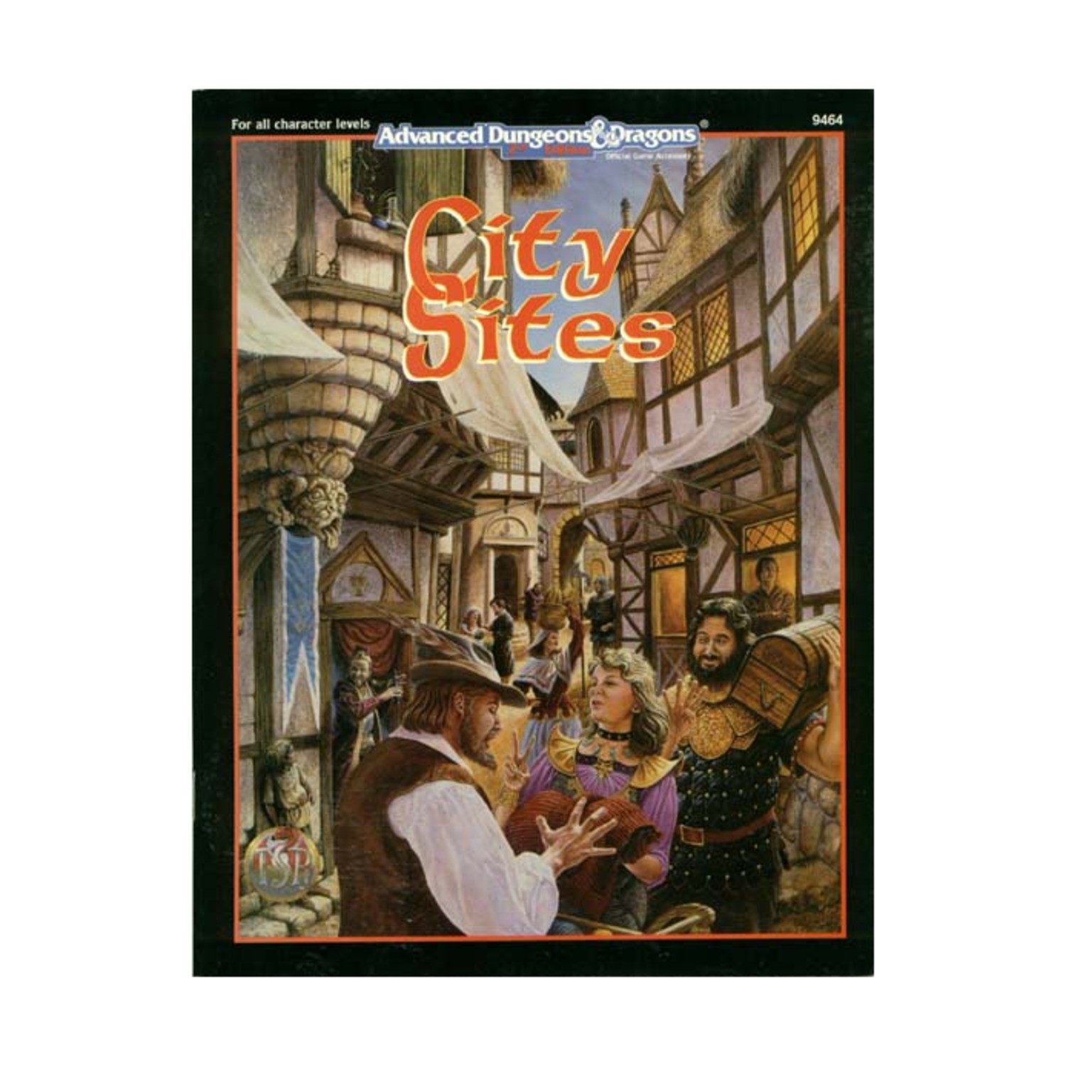 TSR AD&D 2nd Ed City Sites Fair+