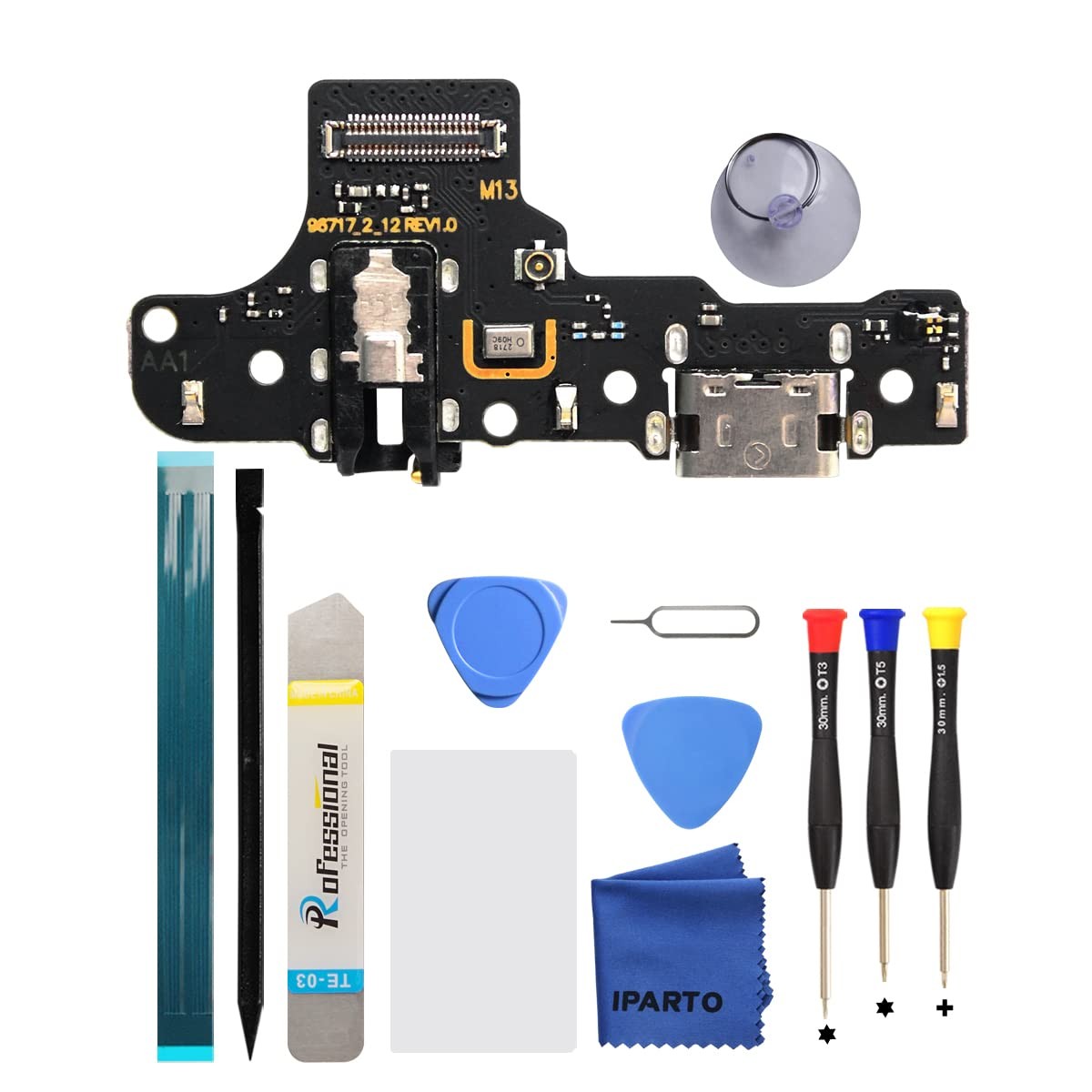 iParto Charging Port Replacement for Samsung Galaxy A21 Port... 
