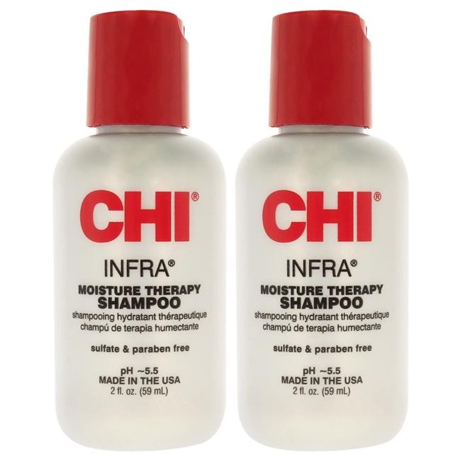 CHI K0007376 2 oz Infra Moisture Therapy Shampoo for Unisex - Pack of 2