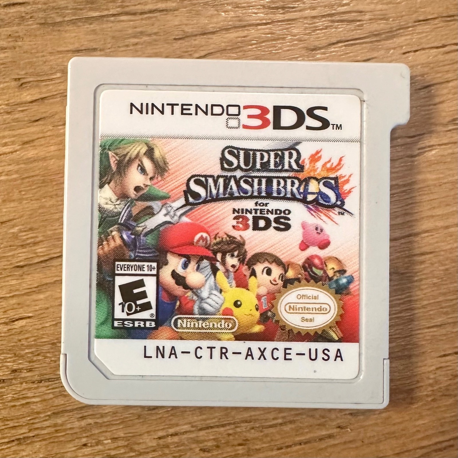 Super Smash Bros Nintendo 3DS Game Cartridge Authentic Tested Working