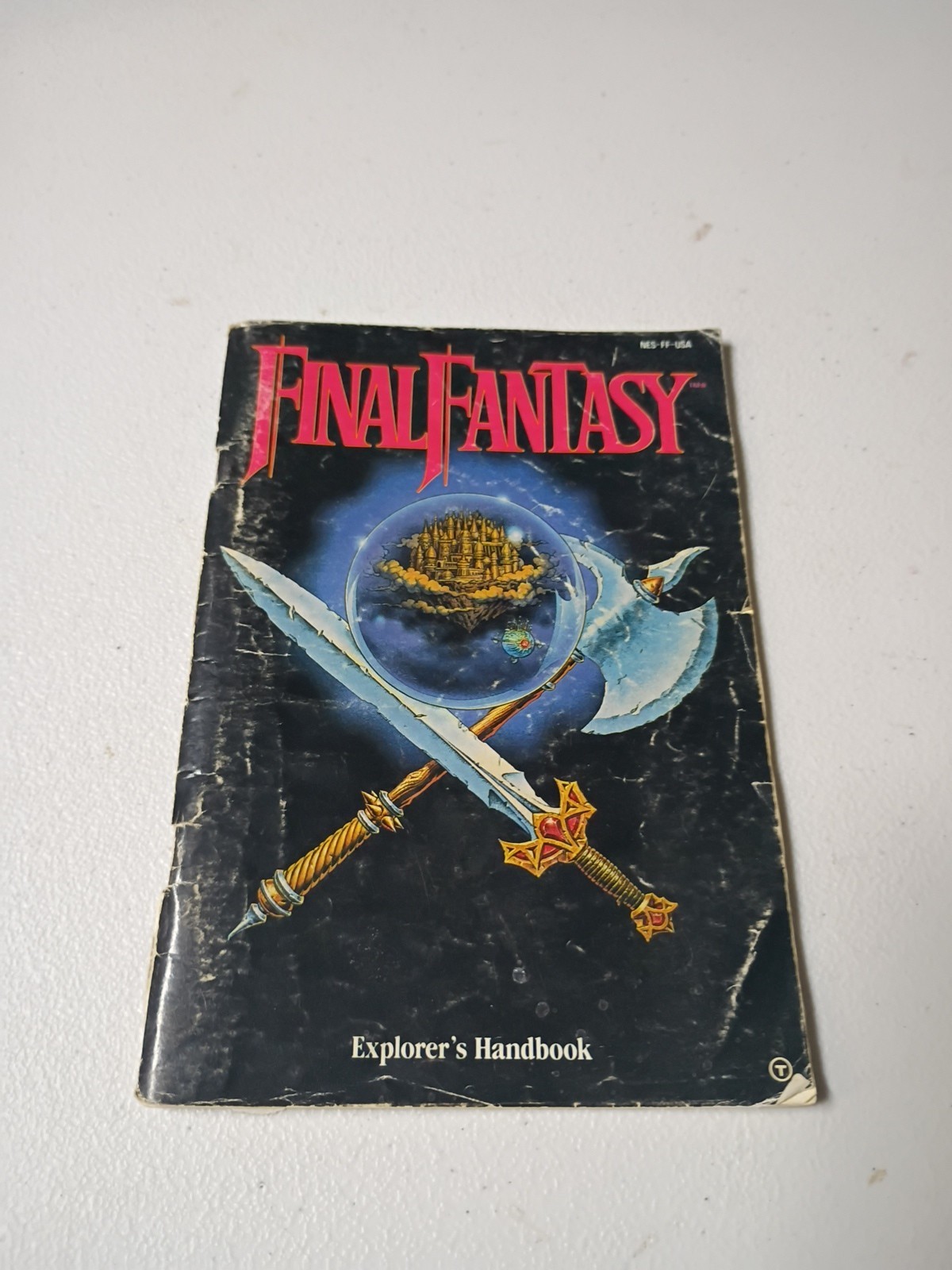 Original Final Fantasy 1 Explorer's Handbook Manual Only 1990 Nintendo NES Book