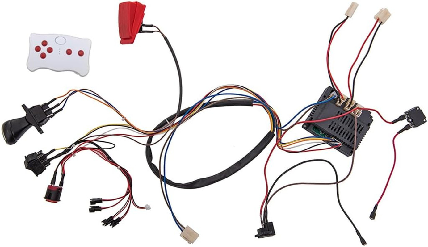 12 Volt Children Electric Car DIY Modified Wires and Switch Kit,With 2.4G Blueto