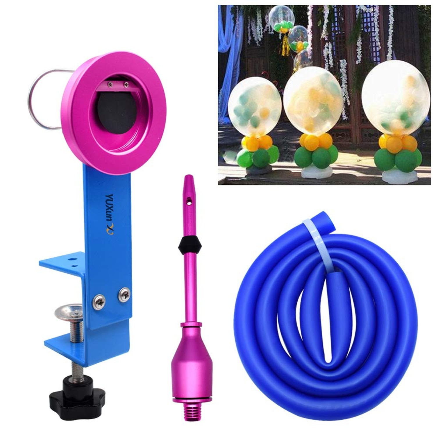 Balloon Stuffing Tool Kit With Knotting Function - Filling Machine for Birthd...