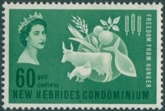 New Hebrides 1963 SG95 60c Freedom from Hunger MNH