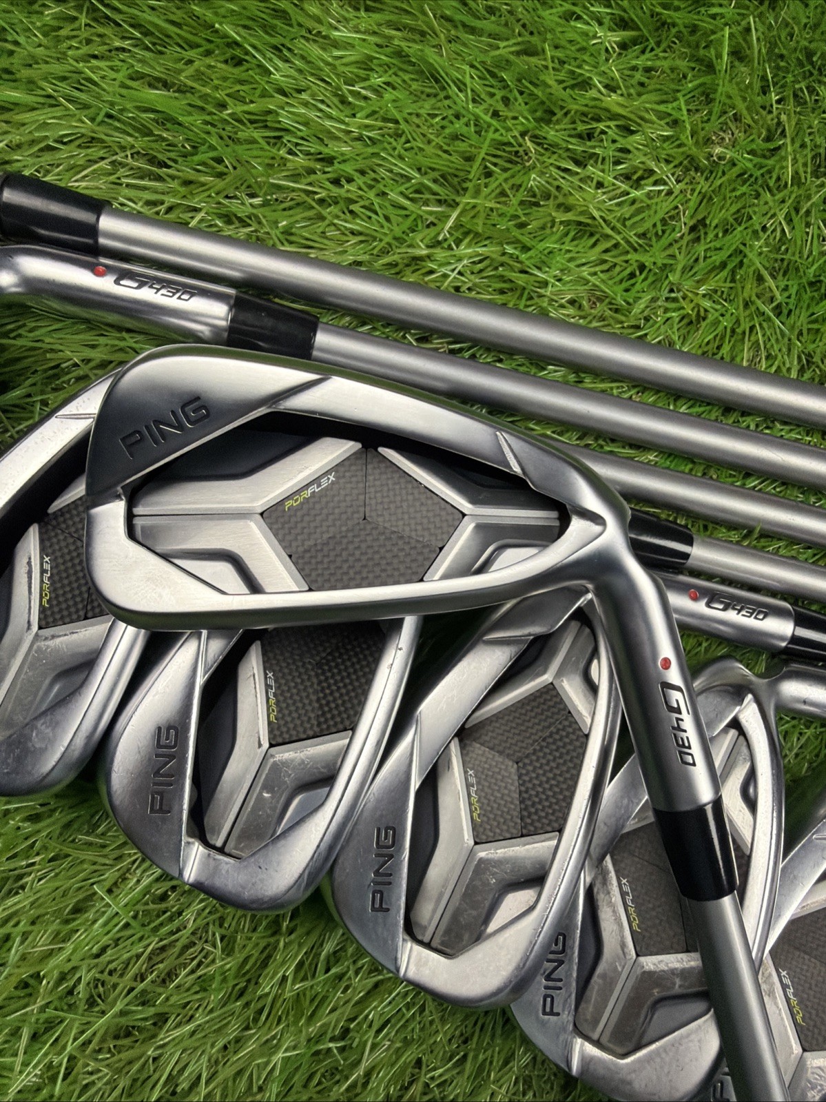 Ping G430 Iron Set (4-PW, 45°) Red Dot RH ALTA Quick 45 G Senior Flex Shafts