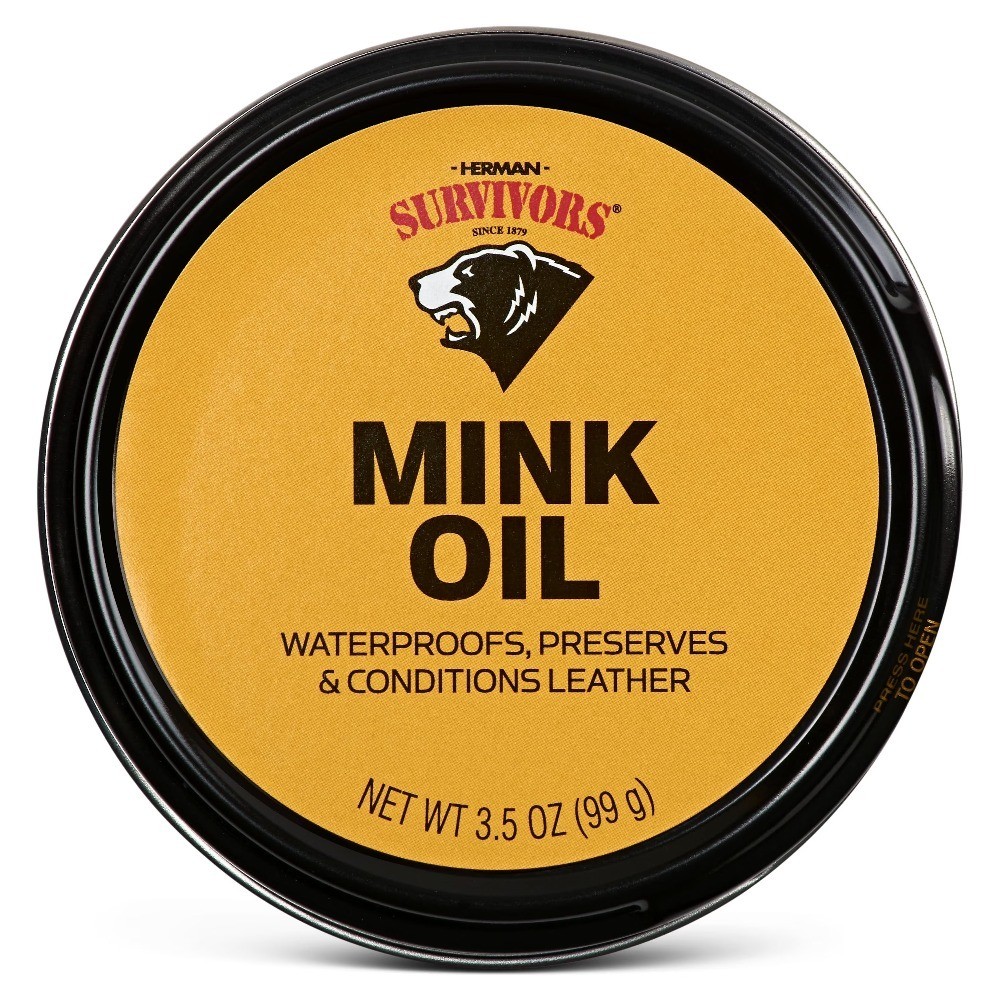 Premium Mink Oil for Leather Boots & Shoes Conditioning Treatment &