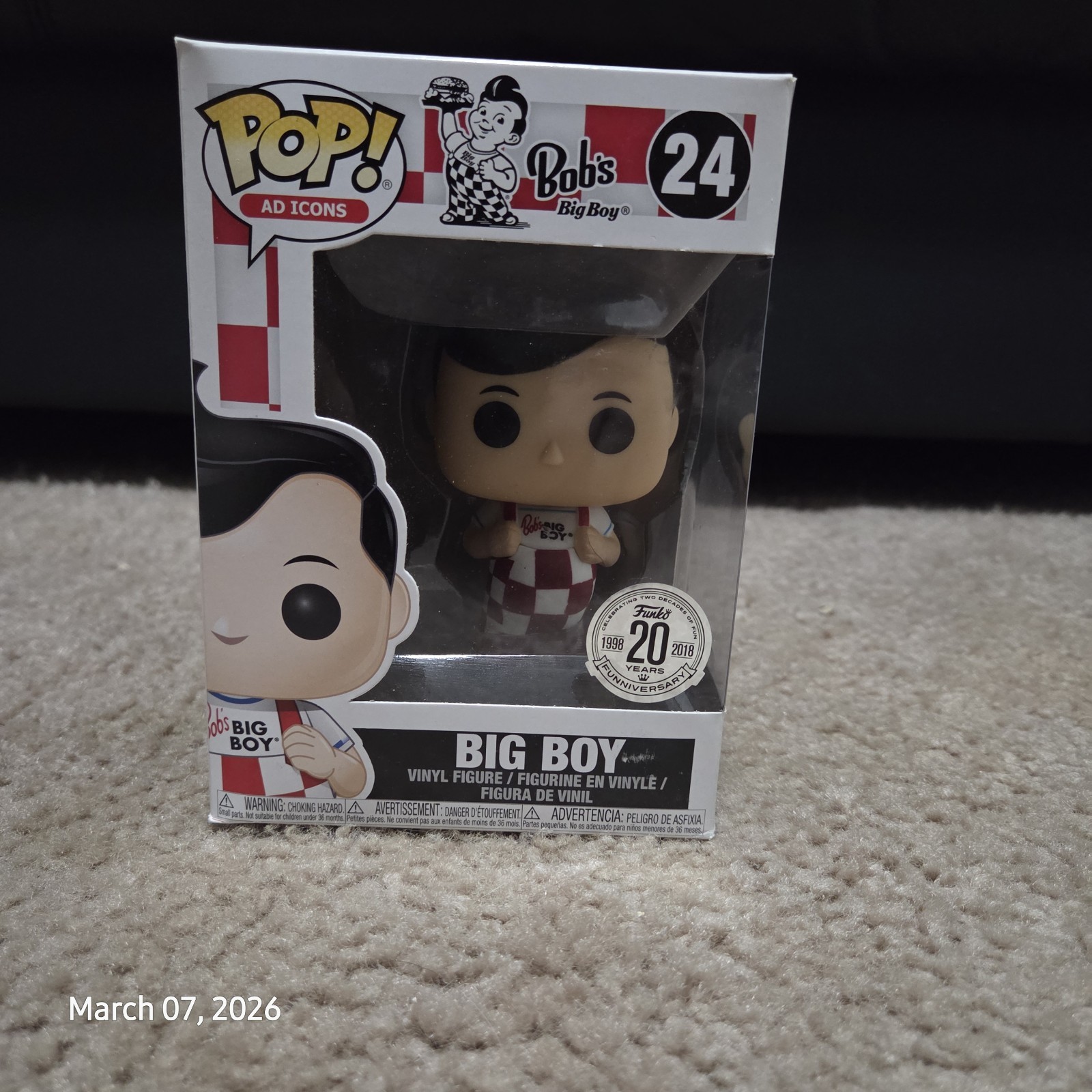 Bobs Big Boy Funko Pop #24