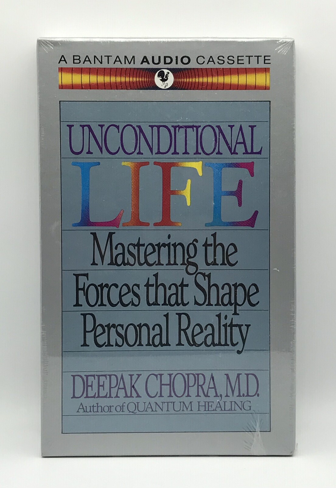 Unconditional Life : AudioBook 2 Cassettes By Deepak Chopra, Self-Help VTG 1991