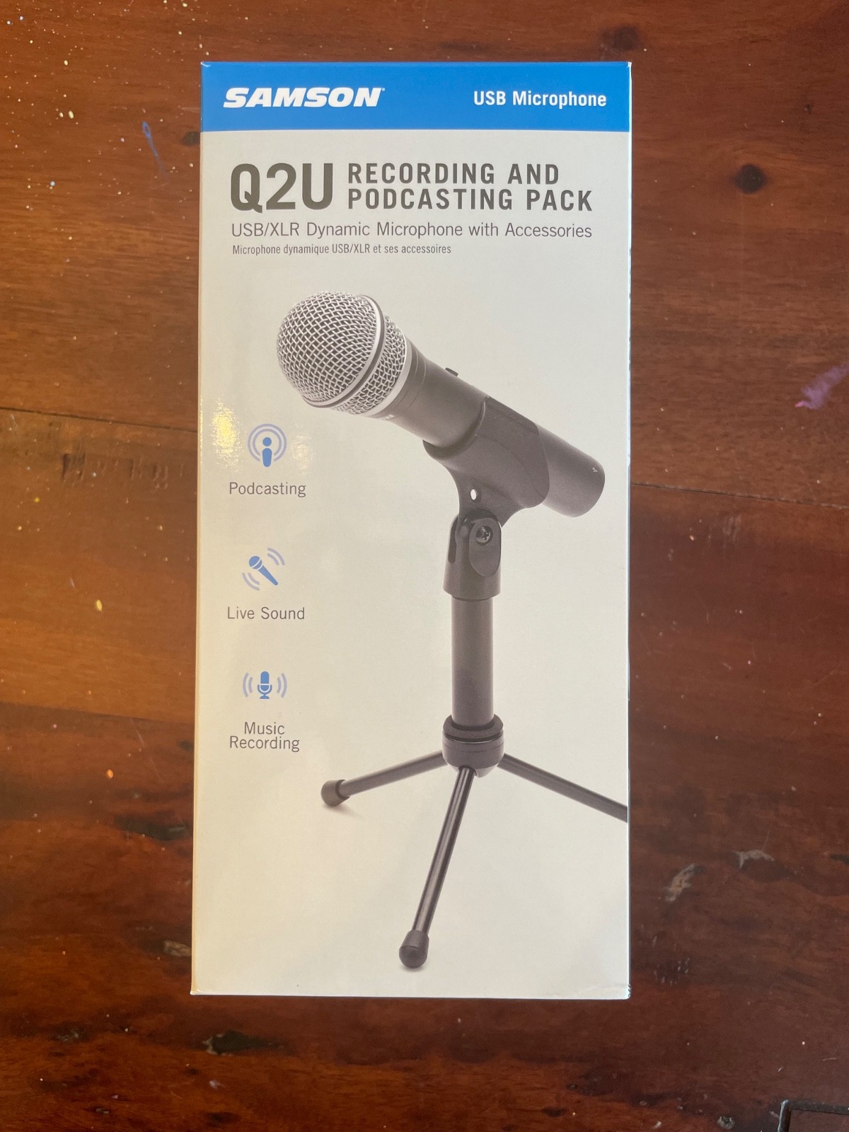 Samson Technologies Q2U USB Dynamic Microphone - SAQ2UTB -v NEW IN BOX