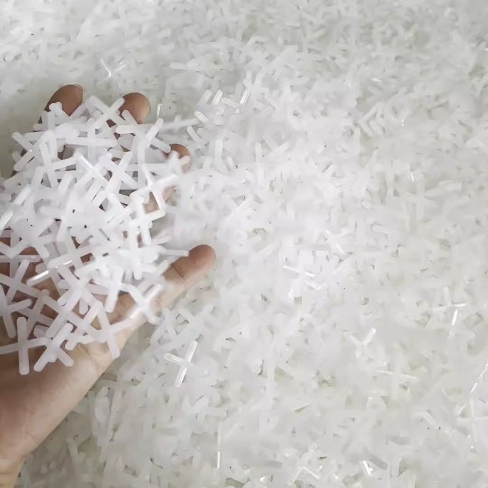 Tile Cross Spacer Clips 200PCS for Floor Wall Tile Leveling Construction Use