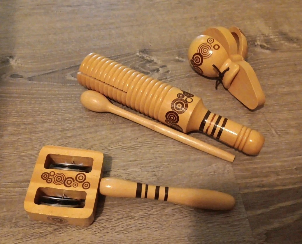 Wooden Musical Hand Instruments