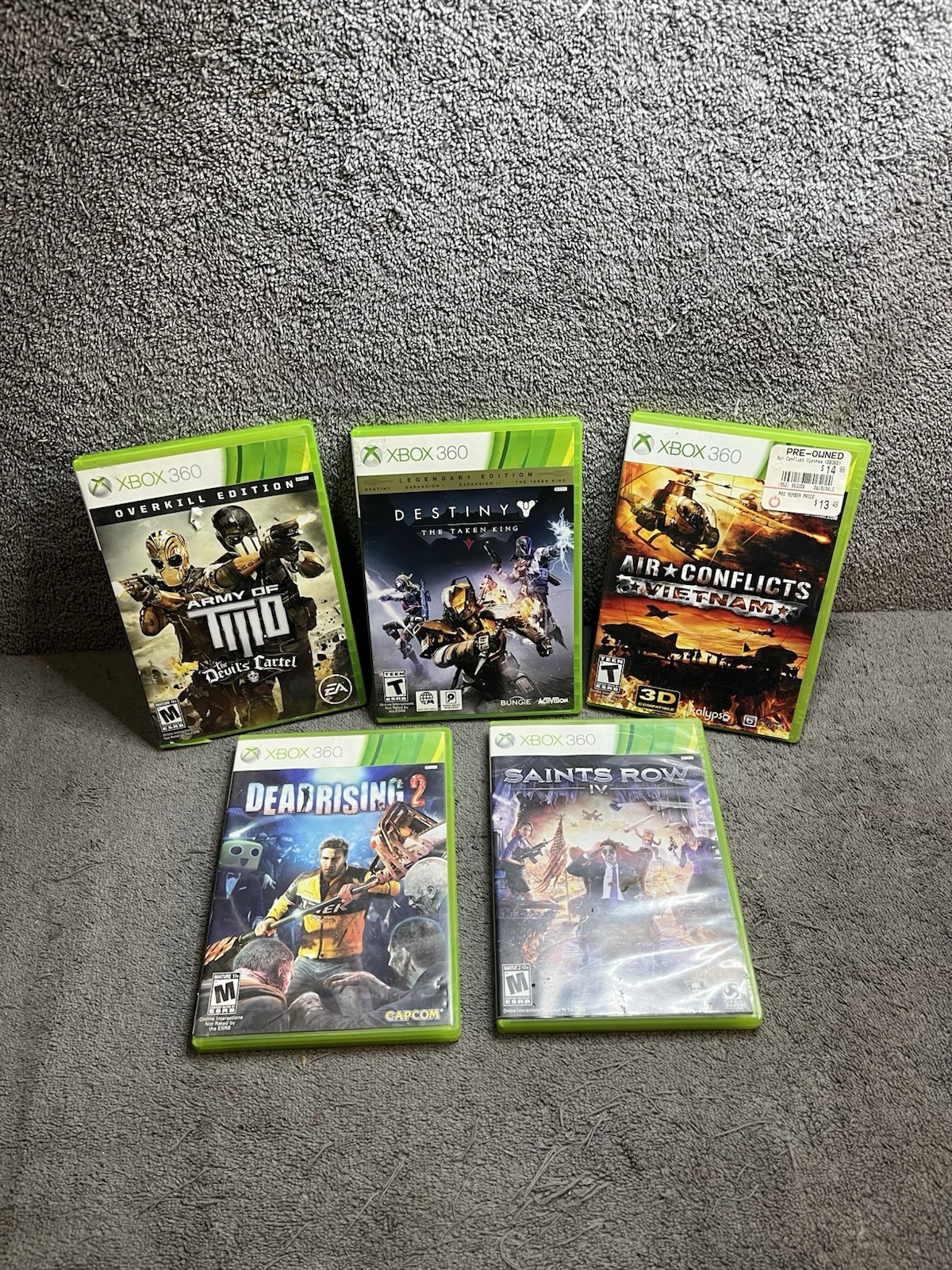 Xbox 360 lot 6 Games Used