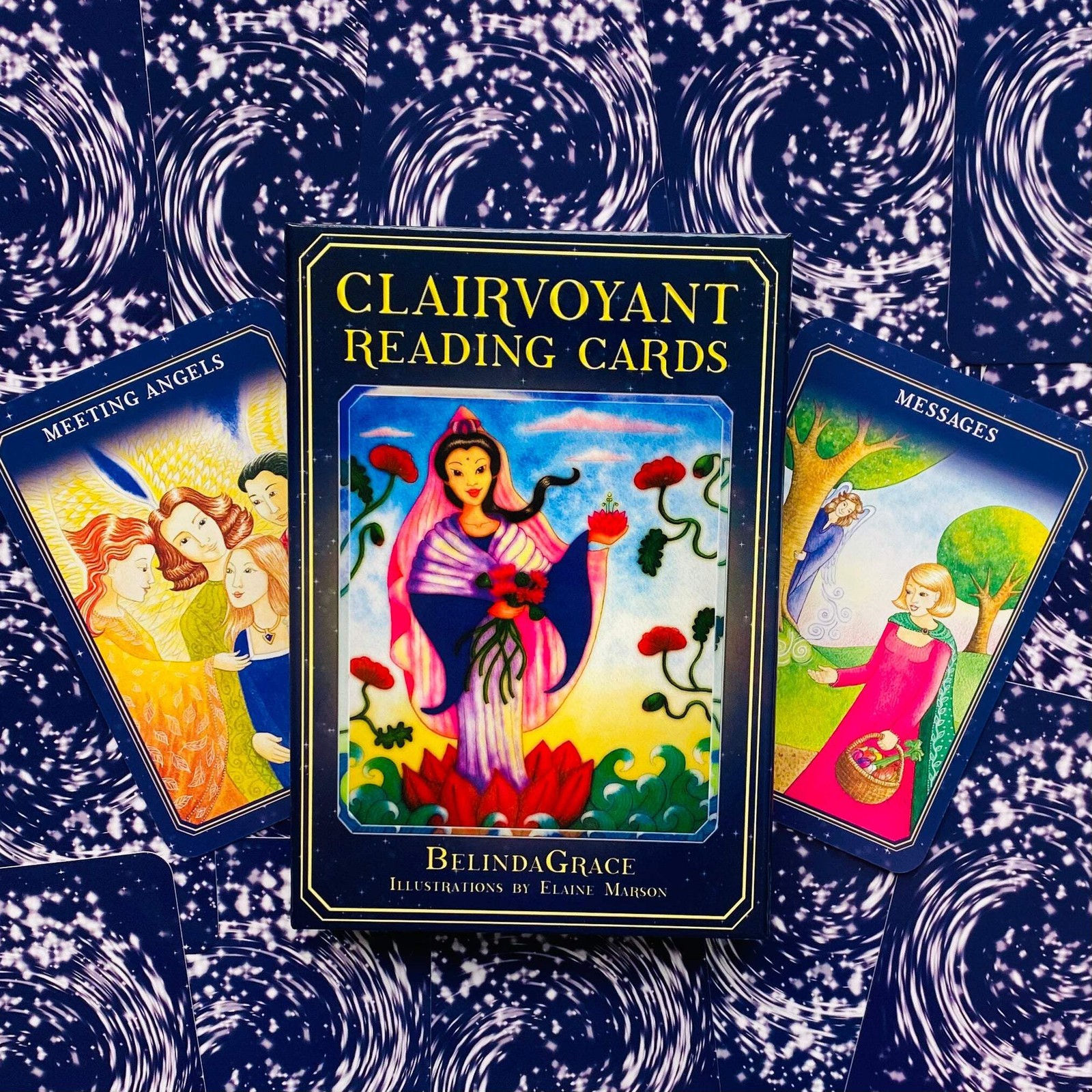 Clairvoyant Reading Cards Deck Rockpool Belinda Grace Illustrations By Elaine N