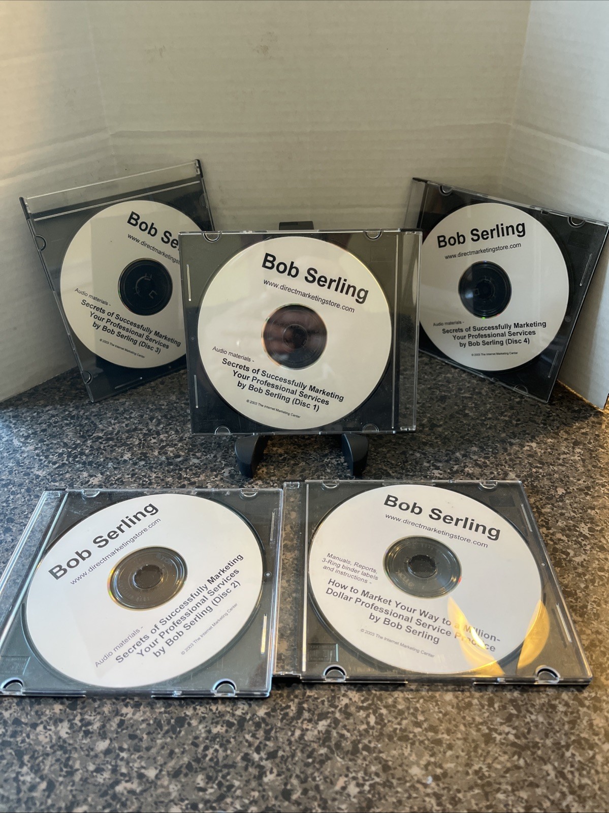 Bob Sterling 5CD set Direct Marketing Strategy (SECRET) New Condition!