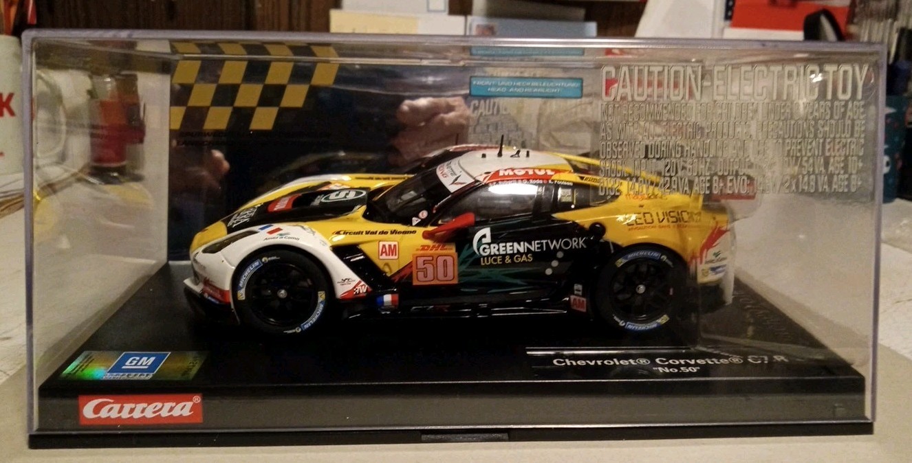 A Digital 1:24 Scale Carrera Chevrolet Corvette C7R "No.50" Slot Car!