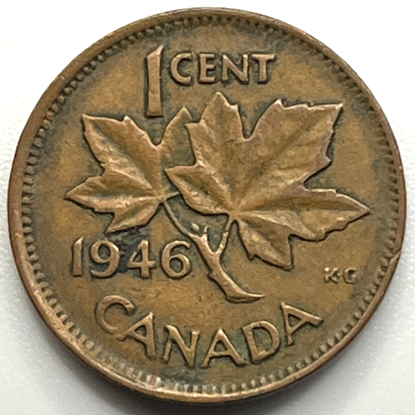 Canada / 1 Cent / 1946 / KM#32 / (03-1233)