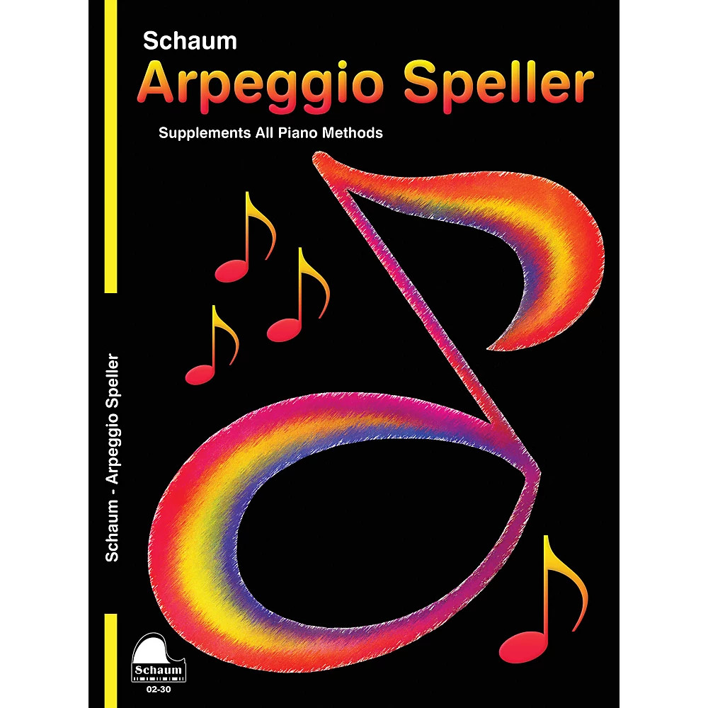 SCHAUM Keynote Arpeggio Speller Educational Piano Series Softcover