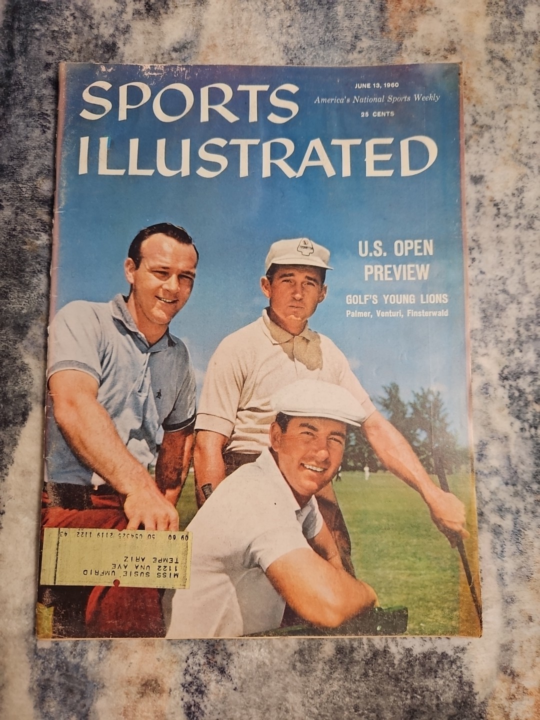 Sports Illustrated Magazine US Open First Cover Arnold Palmer June 13, 1960