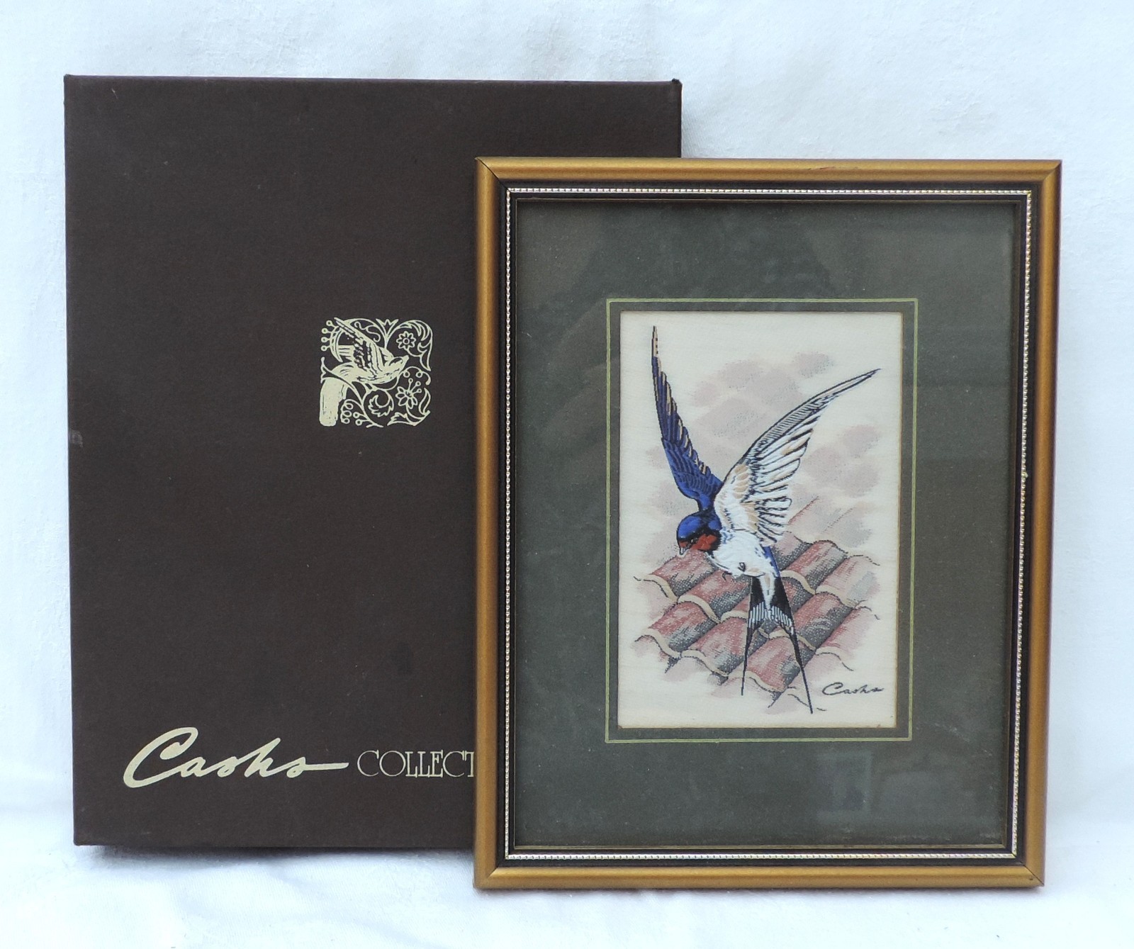 Cash's of Coventry woven silk picture - Birds - Swallowtail