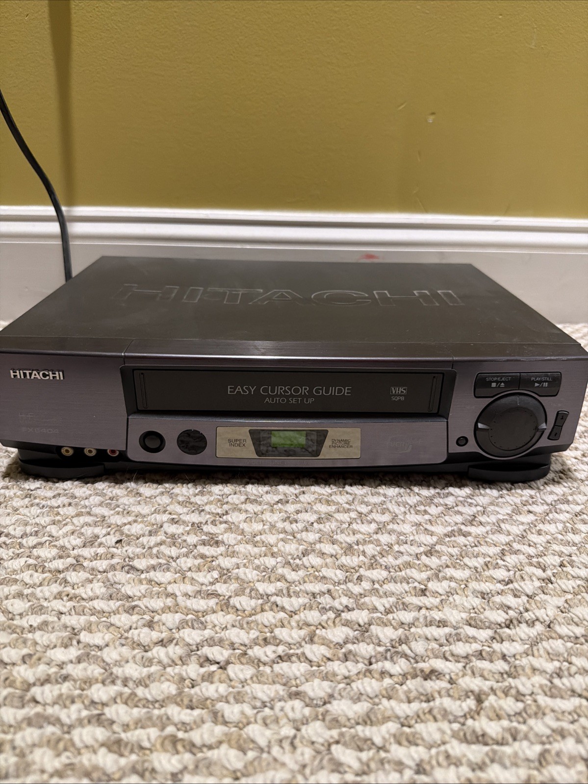 Hitachi VT-FX6404A VCR 4 Head Hifi VHS Tape Player 100% Tested Working Great