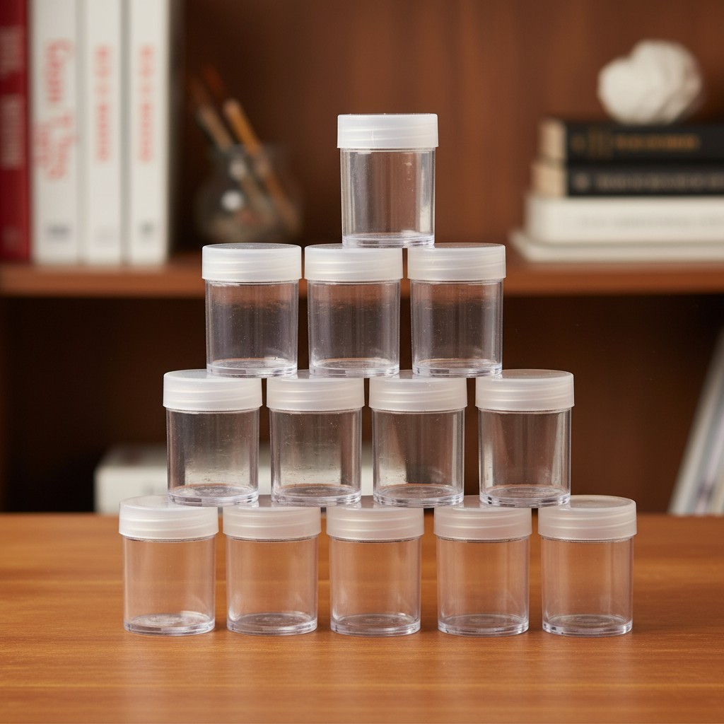 10-Pack Durable Coin Tubes for Kennedy Half Dollars - Air-Tight Storage Solution