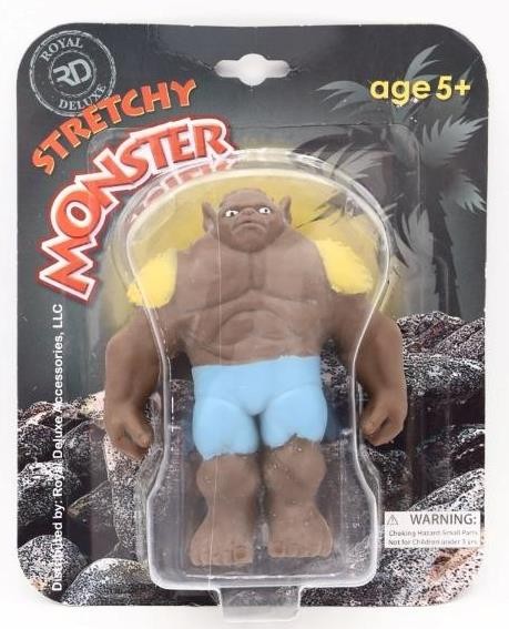 Royal Deluxe Stretchy Monster 5 1/2" BROWN BEAST Figure NEW