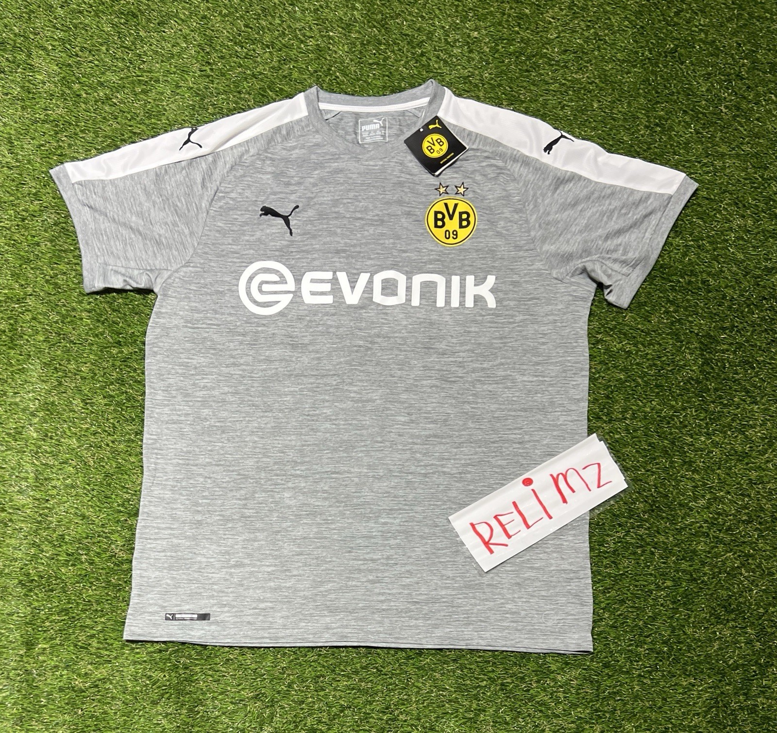 Puma Borussia Dortmund 2017/2018 home #25 SOKRATIS football soccer jersey sz Xl