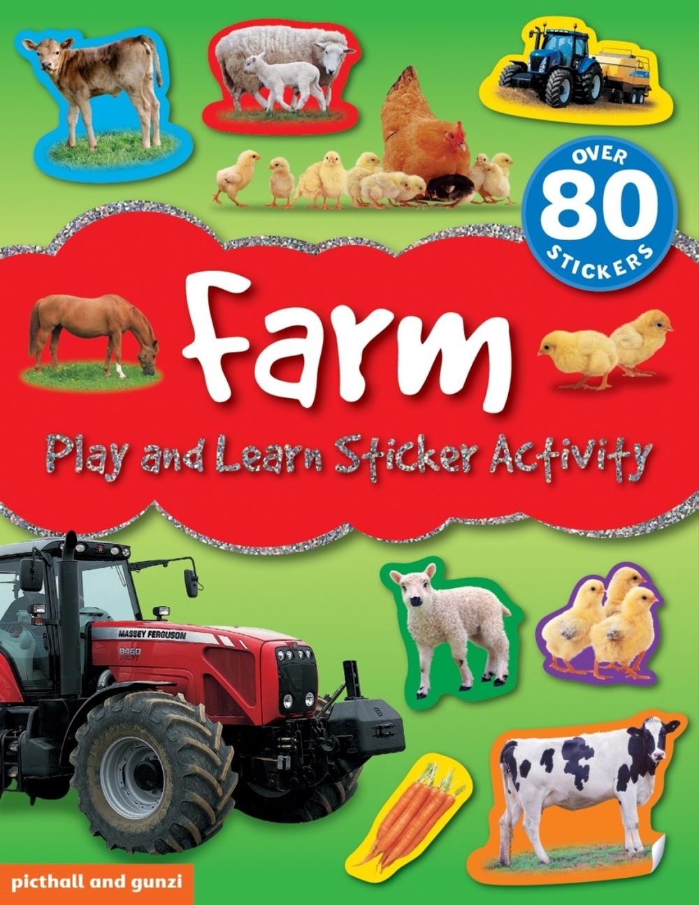 Play and Learn Sticker Activity: Farm by Chez Picthall (English) Paperback Book