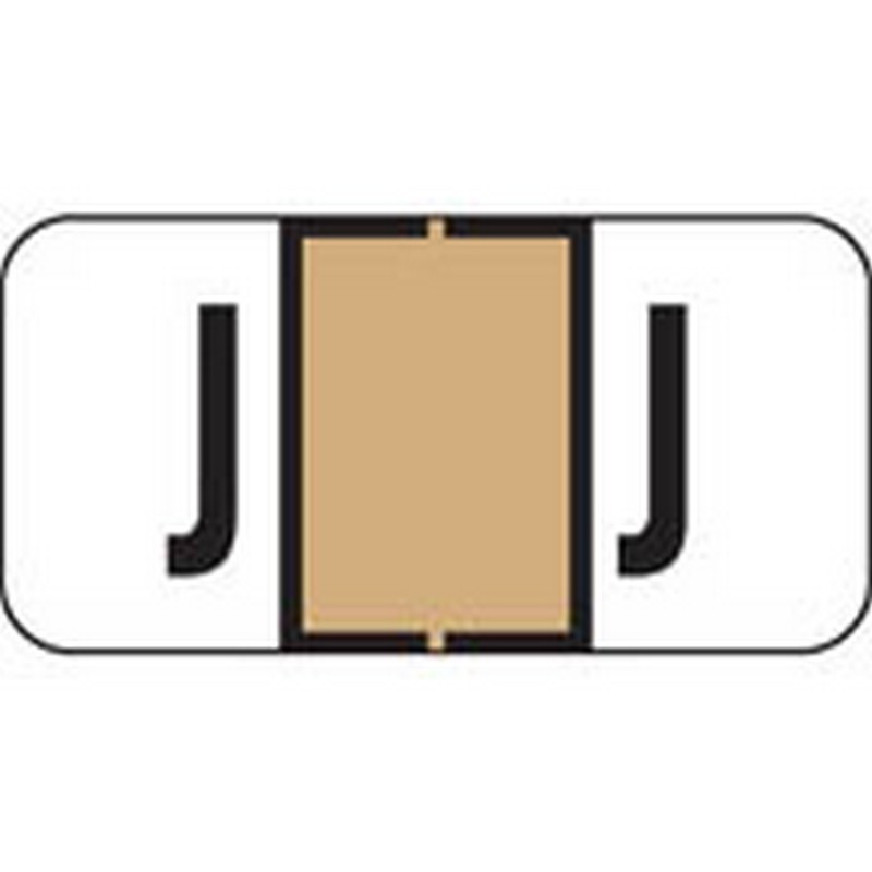 Jeter Compatible "J" Labels, Polylaminated Stock, 3/4 " X 1-1/2" Individual