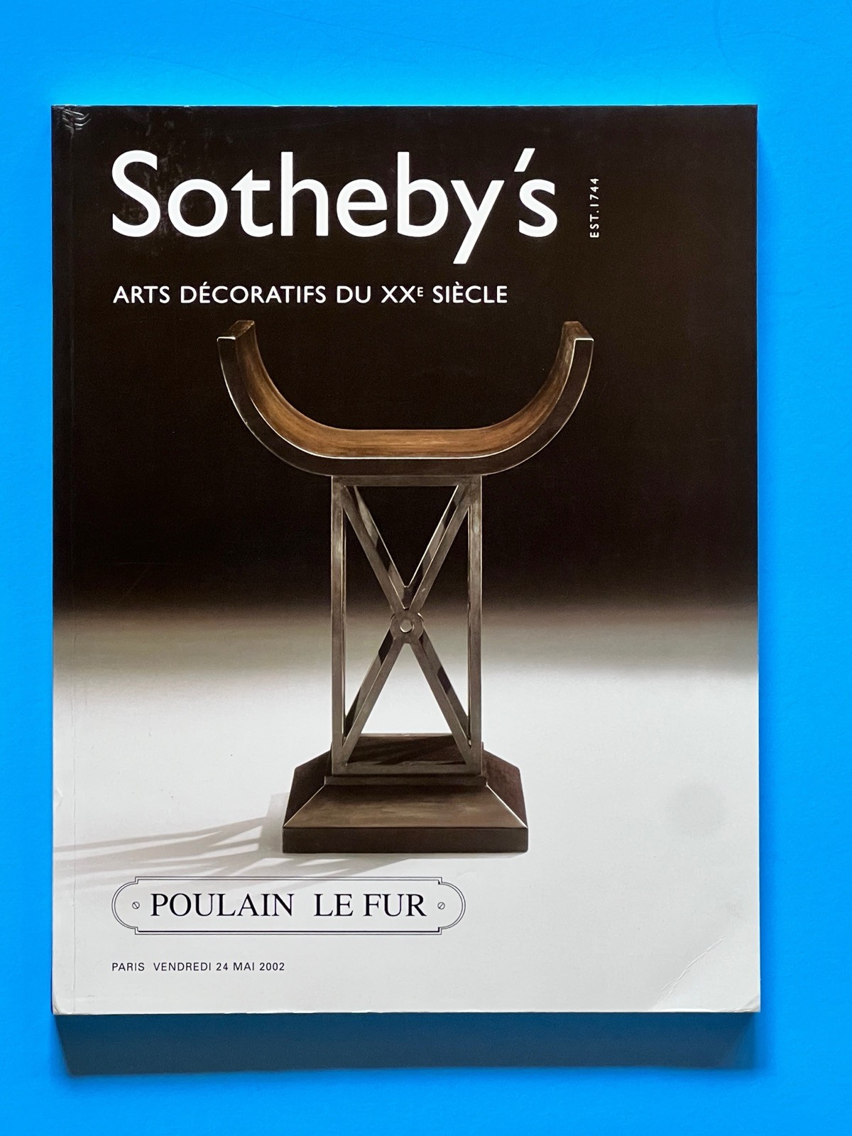 Sotheby's Auction Catalog - 20th Century Decorative Arts- Paris May 24, 2002 