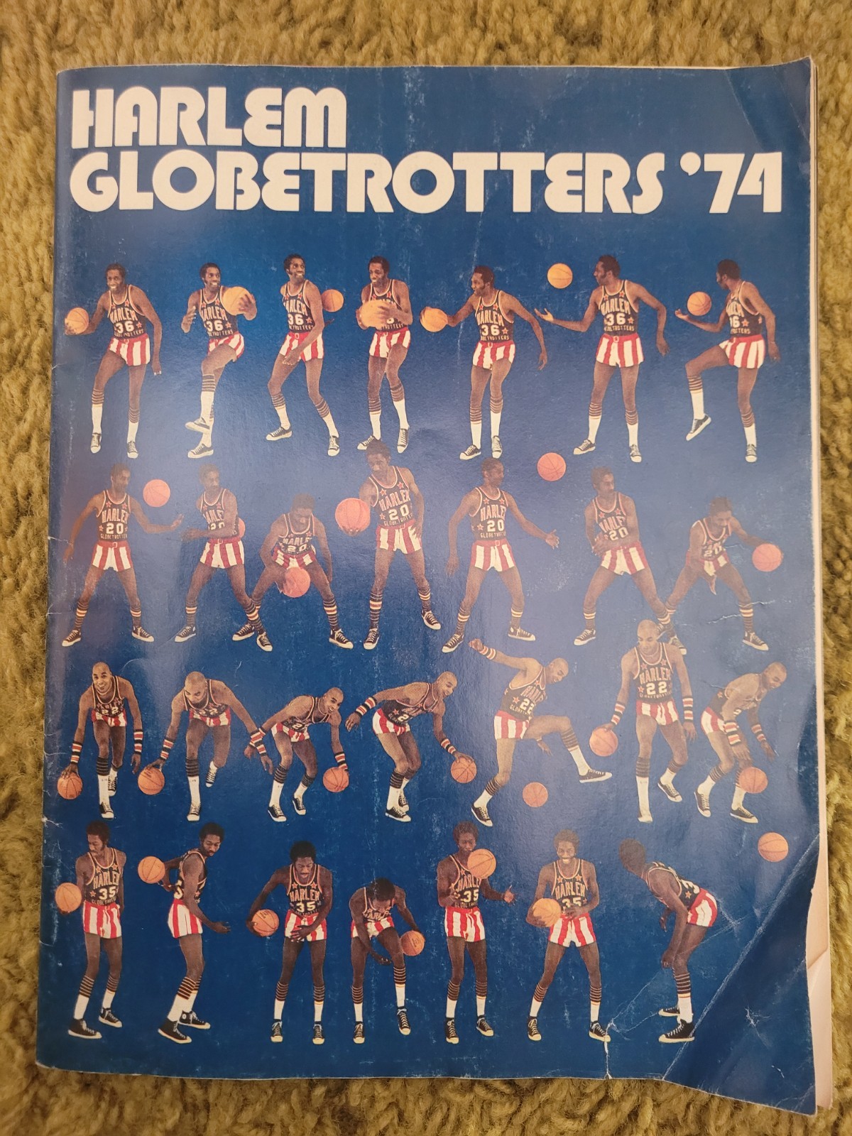 HARLEM GLOBETROTTERS PROGRAM 1974