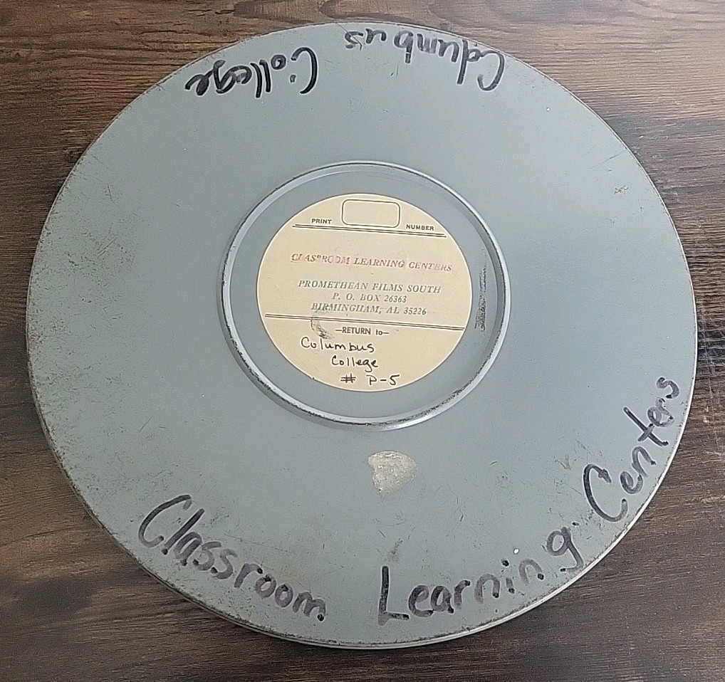 Promethean Films South "Classroom Learning Centers" 16mm Reel Film (PINK TINT)